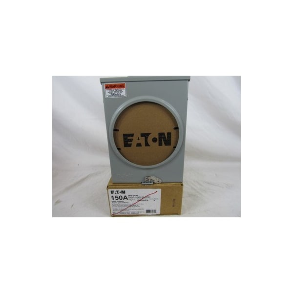 Eaton Meter Sockets Ringless 150A 600V 50/60Hz 1Ph 3Wire 4Jaws NEMA Type 3R - 1004326DCH