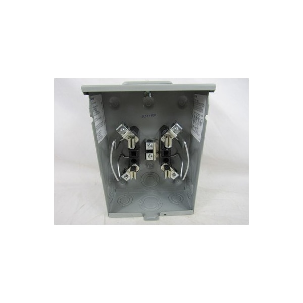 Eaton Meter Sockets Ringless 150A 600V 50/60Hz 1Ph 3Wire 4Jaws NEMA Type 3R - 1004326DCH