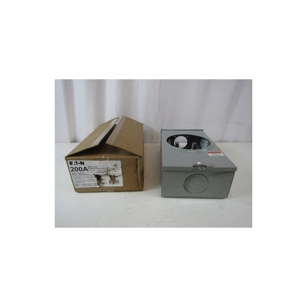 Eaton Meter Sockets Ringless 200A 600V 50/60Hz 1Ph 3Wire 4Jaws NEMA Type 3R - UTRS202BFLCH