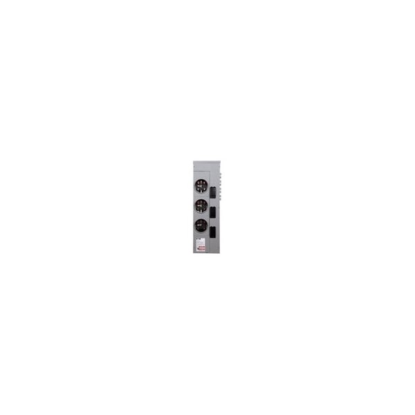 Eaton Meter Sockets Meter Stack 125A 240V 3Ph 3 Sockets 5Jaws Residential - 3MM312R12