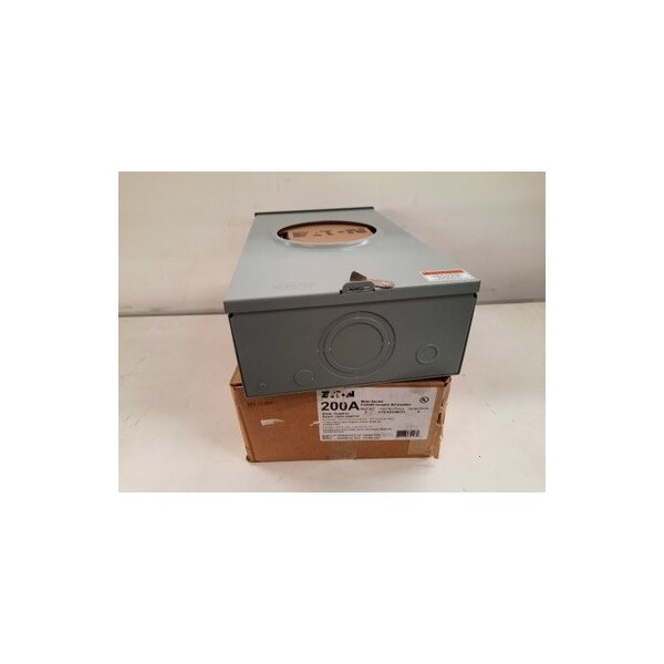 Eaton Meter Sockets Ringless 200A 600V 50/60Hz 1Ph 3Wire 4Jaws NEMA 3R - UTE4203BCH