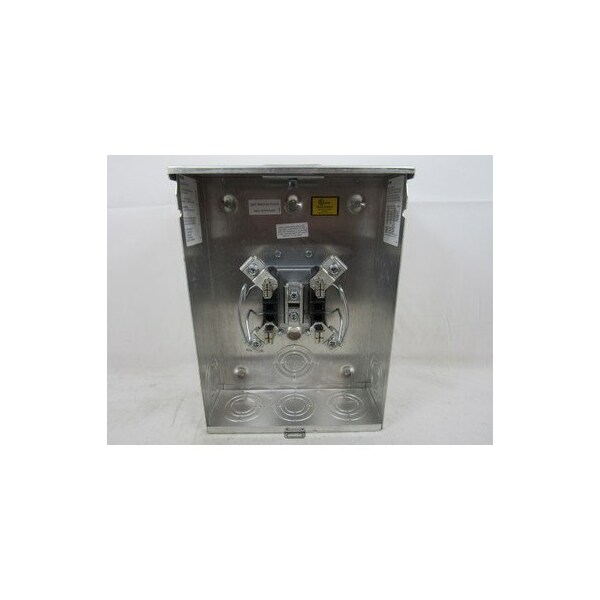 Eaton Meter Sockets Ringless 200A 600V 50/60Hz 1Ph 3Wire 4Jaws  NEMA Type 3R - UATRS213CFLCH
