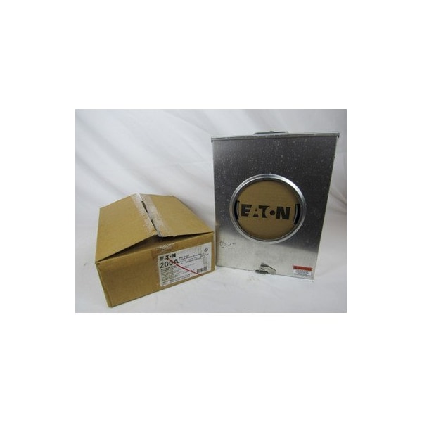 Eaton Meter Sockets Ringless 200A 600V 50/60Hz 1Ph 3Wire 4Jaws  NEMA Type 3R - UATRS213CFLCH