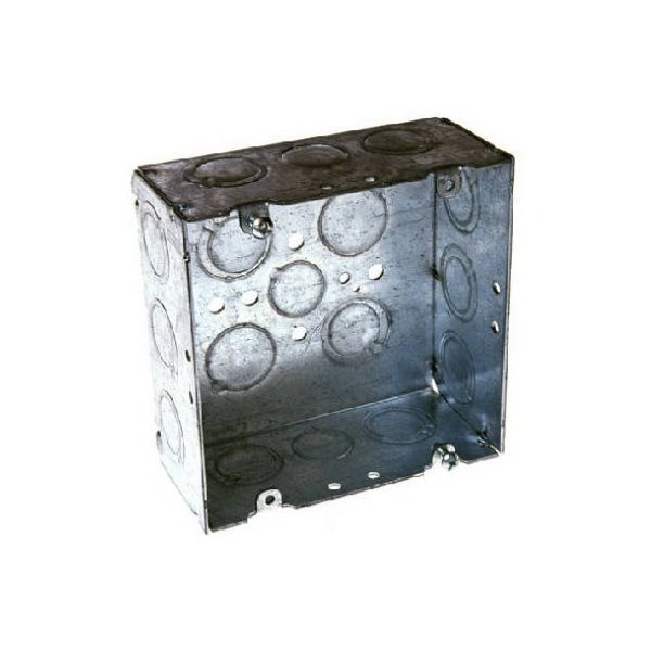 Racoorporated Electrical Box, 42 cu in, Square Box Type, Steel - 8265