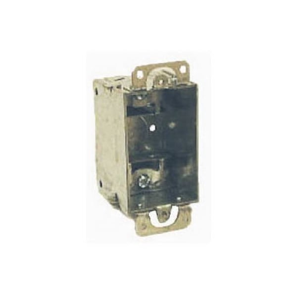 Racoorporated Electrical Box, 10.3 cu in, Switch Box Type, 1 Gang, Steel - 440