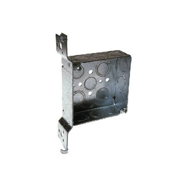 Racoorporated Electrical Box, 21 cu in, Square Box Type, Steel - 8197