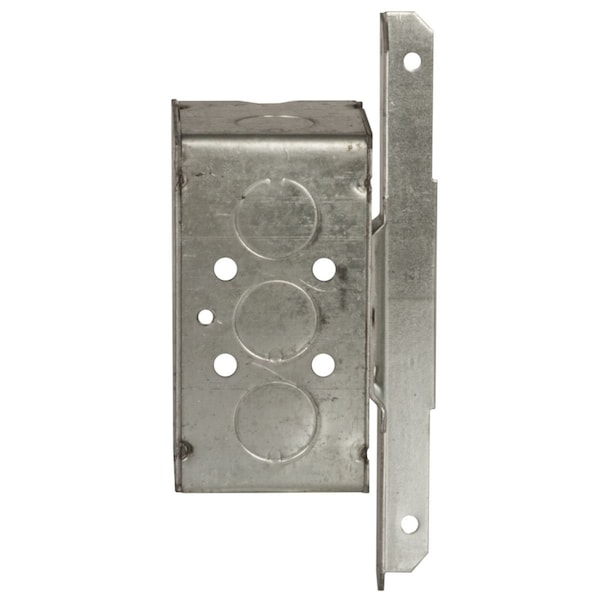 Raco Electrical Box, 16.5 cu in, Wall Box Type, 1 Gang, Steel - 671