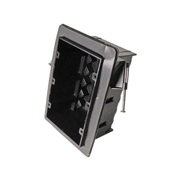 Cantex Electrical Box, 54 cu in, Vapor Proof Box Type, 3 Gangs, PVC - EZ54TN-RG
