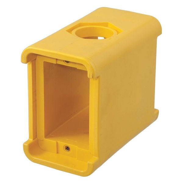 Hubbell Wiring Device-Kellems Electrical Box, 19 cu in, Outlet Box Type, 2 Gangs, Thermoplastic Elastomer - HBL3080