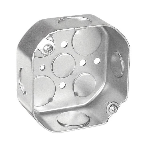 Southwire Electrical Box, 14 cu in, Octagon Box Type, Steel - 54151-S