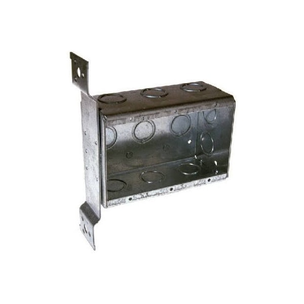 Racoorporated Electrical Box, 47.8 cu in, Switch Box Type, 3 Gangs, Steel - 686