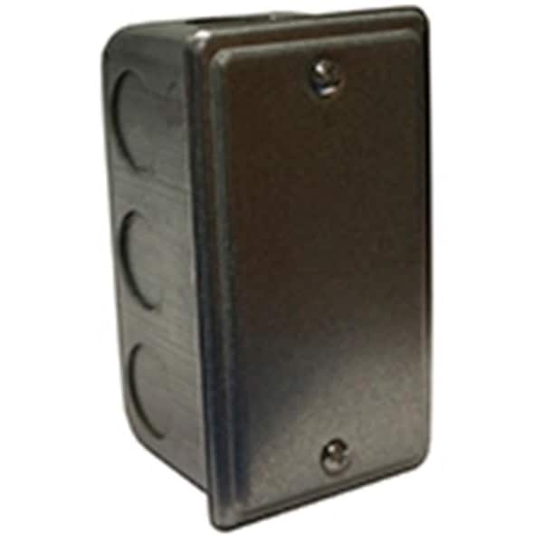 Ezgeneration Single Gang Metal Switch Box with Cover - EZ1255171