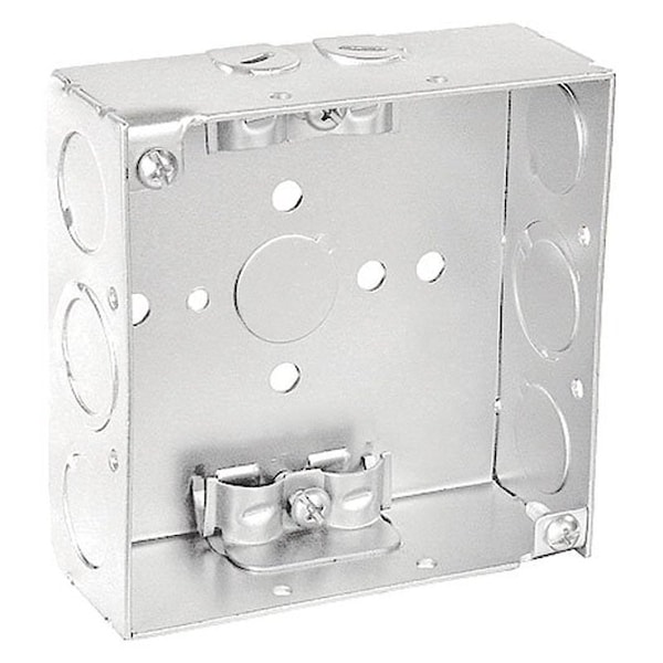 Southwire Junction Box, 11-Knockout, 1/2 in Knockout, Steel, Silver, Galvanized - 52151-R-UPC