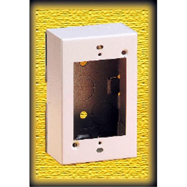 Plugit 1.75H x 2.88W x 4.63D Steel Single Gang Deep Box - PL750879