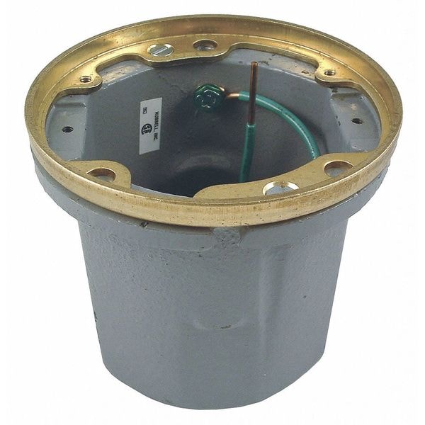 Raco Electrical Box, 18.5 cu in, Ceiling Box Type, Brass - 6223