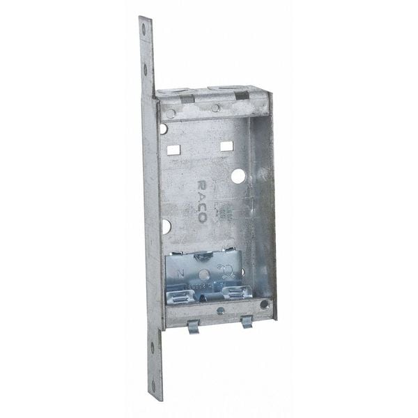 Raco Electrical Box, 6.5 cu in, Switch Box Type, 1 Gang, Steel - 405