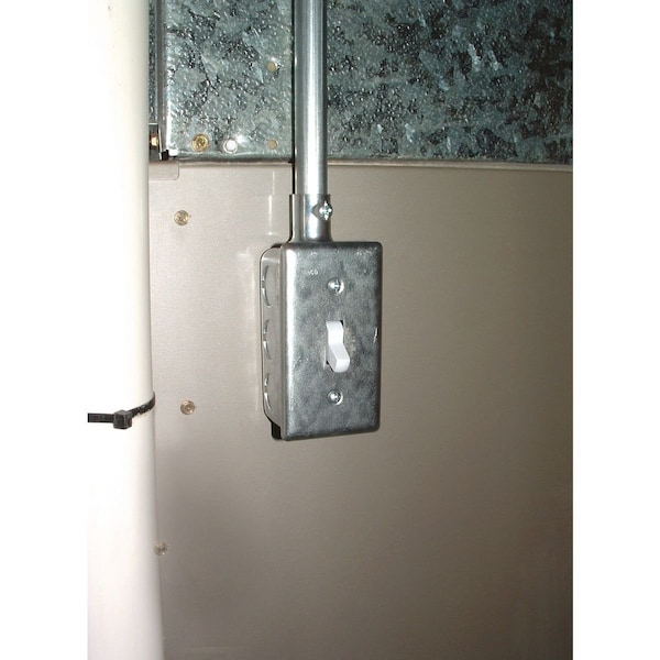 Hubbell Electrical Box, 13 cu in, Outlet Box Type, 1 Gang, Steel, 50 PK - 660