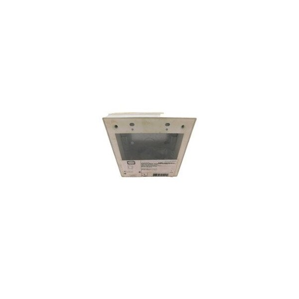 Wiring Device-Kellems Wallplates and Accessories Raceway Box, 4.54'' x 4.64'' x 1.75'', Ivory, Steel, 2-Gang, Device Box - HBL20482IV