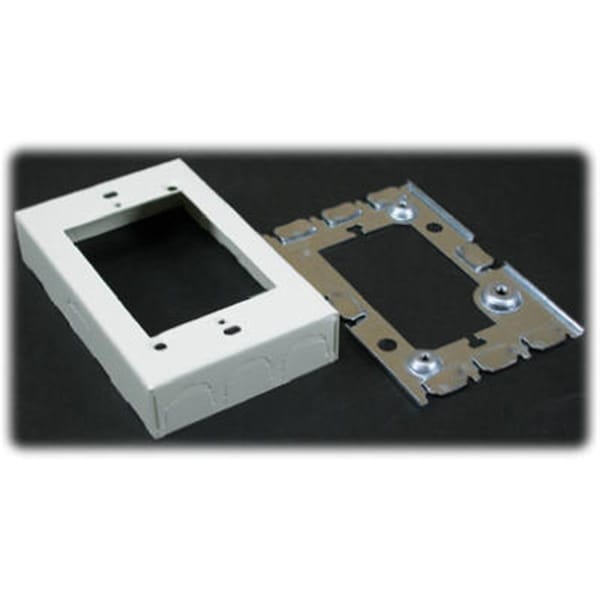 Eat-In B-5 Ivory Metal Outlet Extension Box - EA865927