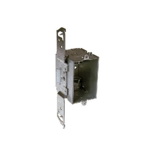 Racoorporated Electrical Box, 12.5 cu in, Gang Box Type, 1 Gang, Steel - 8524