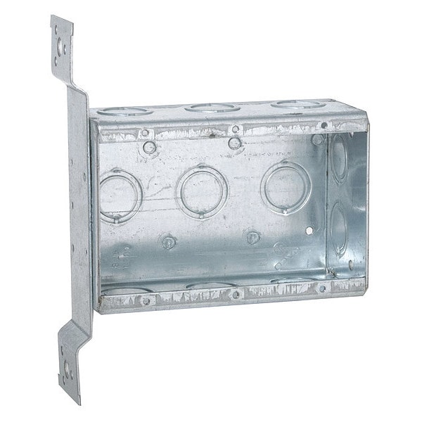 Bell Outdoor Electrical Box, 47.8 cu in, Switch Box Type, 3 Gangs, Steel - 686