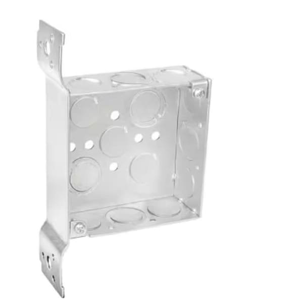 Southwire New and Old Work 21 cu in Square Galvanized Steel Electrical Box Silver - 52151-FS-UPC
