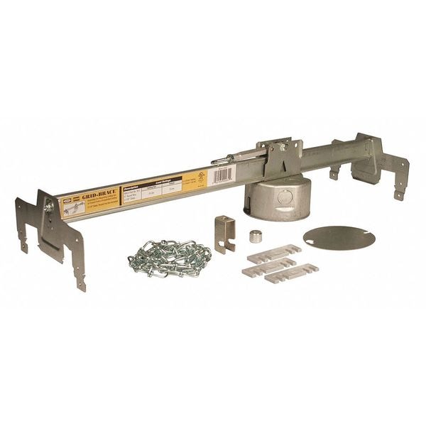 Raco Electrical Box, 22.3 cu in, Ceiling Box Type, Steel - 931