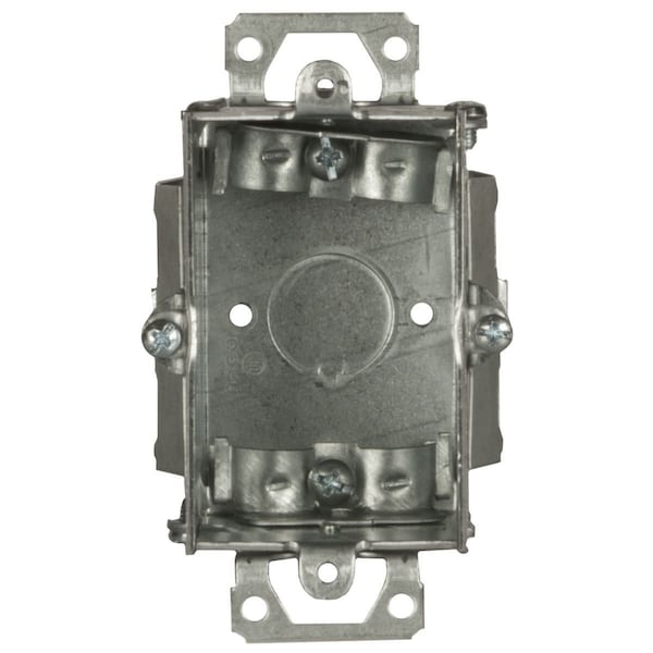 Raco Electrical Box, 12.5 cu in, Switch Box Type, 1 Gang, Galvanized Zinc - 517