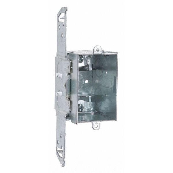 Raco Electrical Box, 14 cu in, Switch Box Type, 1 Gang, Steel - 574