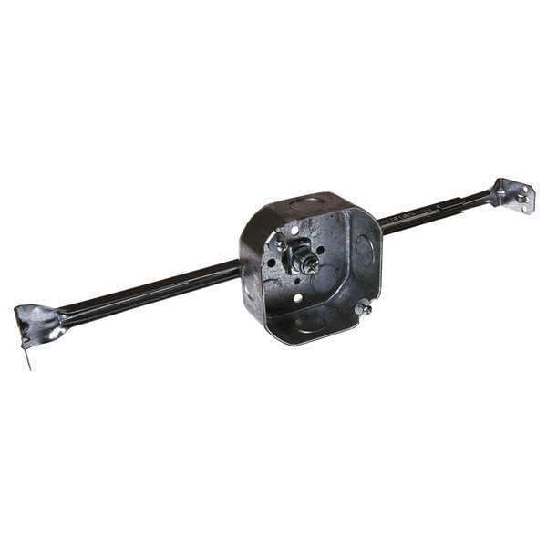 Raco Electrical Box, 15.5 cu in, Octagon Box Type, 1 Gang, Galvanized Steel, Octagon Shape - 324