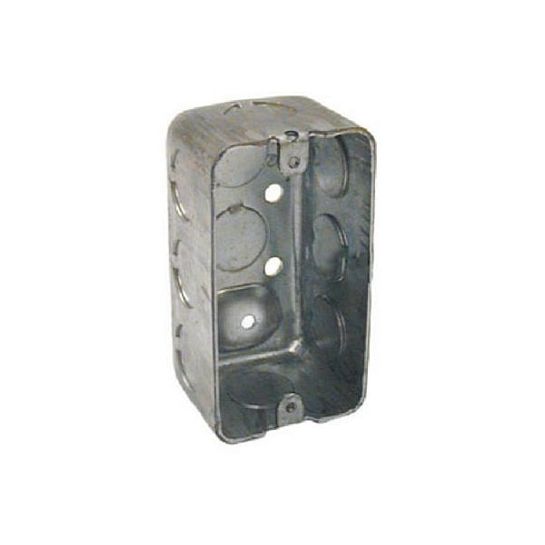 Racoorporated Electrical Box, 13 cu in, Handy Box Type, 1 Gang, Steel - 8660