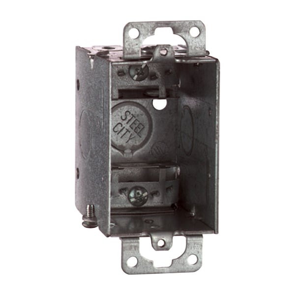 Steel City Electrical Box, 12.5 cu in, Switch Box Type, Steel - LXOW-25