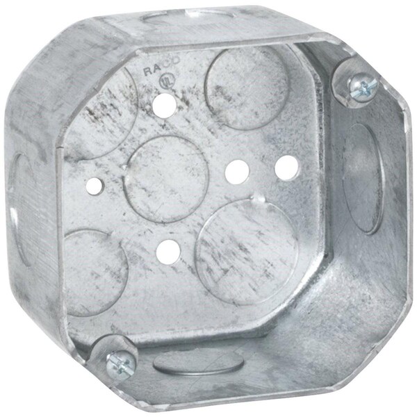 Southwire Electrical Box, 20 cu in, Octagon Box Type, Steel - 54171-S-UPC