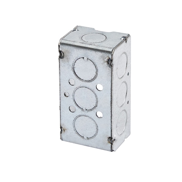 Racoorporated Electrical Box, 11.5 cu in, Wall Box Type, 1 Gang, Steel - 8650