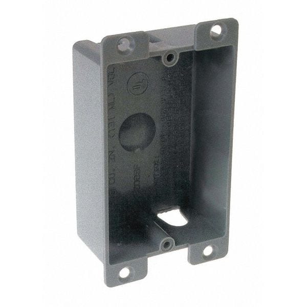 Raco Electrical Box, 8 cu in, Handy Box Type, 1 Gang - 7318RAC