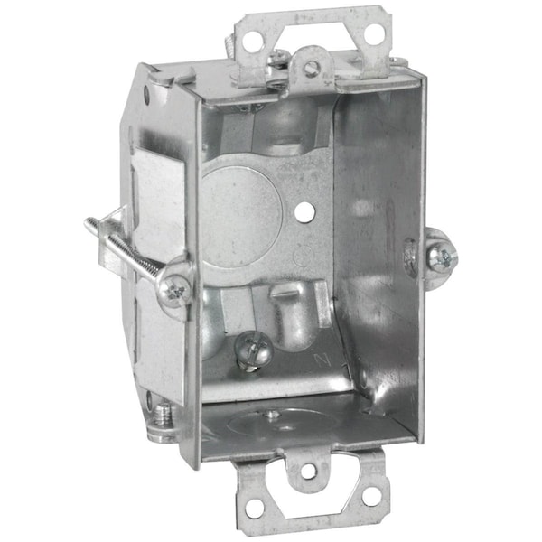 Southwire Electrical Box, 10.5 cu in, Wall Box Type, 1 Gang, Steel - G601BVROW-UPC