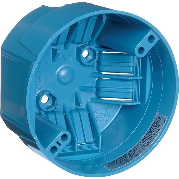 Carlon Ceiling Fan Box, 2-5/16 in D, 1 -Gang, PVC, Blue - B720R-SHK