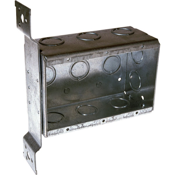 Raco Electrical Box, 47.8 cu in, Wall Box Type, 3 Gangs, Steel - 686