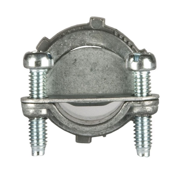 Raco Conduit Fitting Grounding Connector, 1/2 in, Threaded, Die Cast Zinc, Silver - 2711