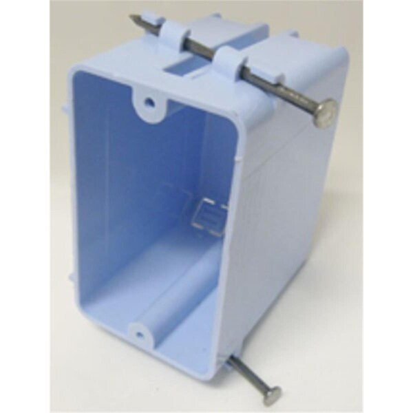 Encendiendo EZ20SNR PVC Single Gang Electrical EZ Box with Nails - EN2988780