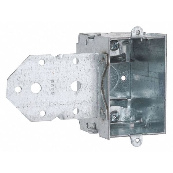 Raco Electrical Box, 12.5 cu in, Switch Box Type, 1 Gang, Steel - 522