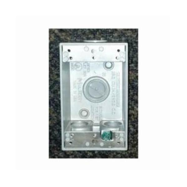 Mulberry Electrical Box, 18 cu in, Outlet Box Type, 1 Gang, Aluminum - 30209
