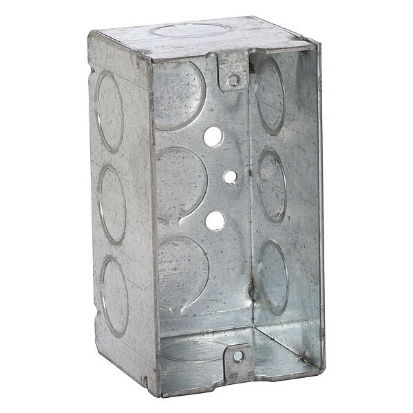Bell Outdoor Electrical Box, 16.5 cu in, Wall Box Type, 1 Gang, Steel - 8670