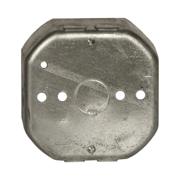 Raco Electrical Box, 15.5 cu in, Octagon Box Type, 2 Gangs, Galvanized Steel, Octagon Shape - 153