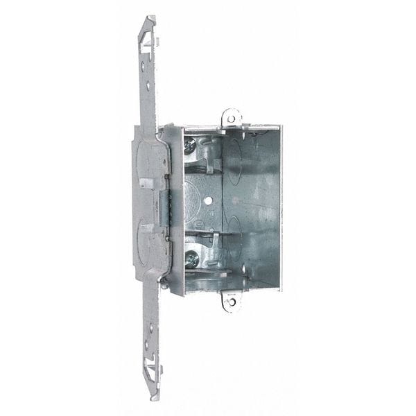 Raco Electrical Box, 18 cu in, Switch Box Type, 1 Gang, Steel - 604
