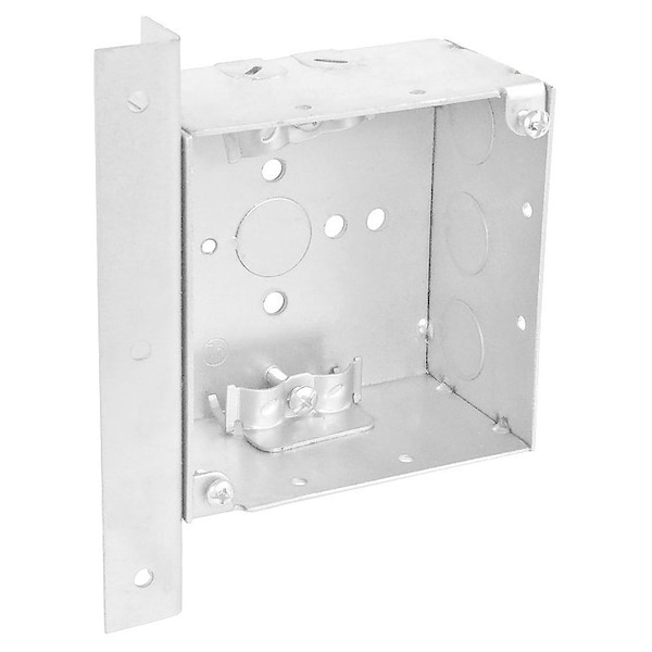 Southwire Electrical Box, 30.3 cu in, Square Box Type, 4 Gangs, Steel - 52171-ABR