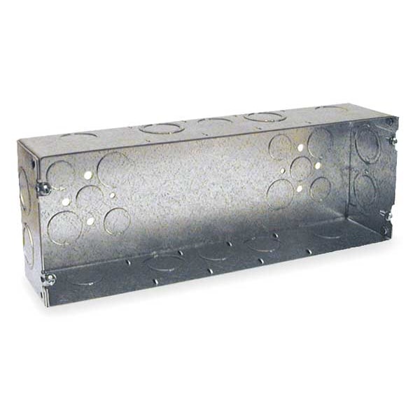 Raco Electrical Box, 130 cu in, Gang Box Type, 5 Gangs, Galvanized Steel - 944