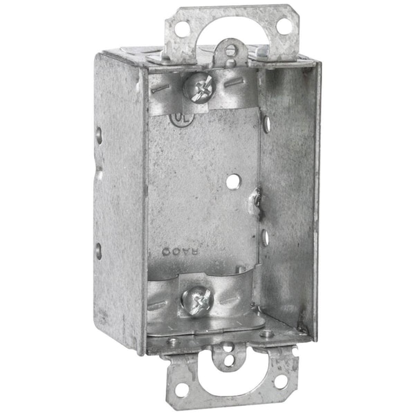Southwire Electrical Box, 7.5 cu in, Wall Box Type, 1 Gang, Steel - G500-R-UPC