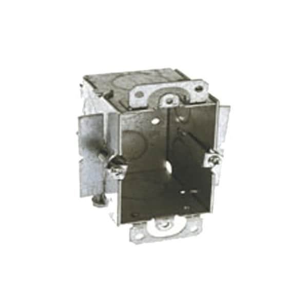 Racoorporated Electrical Box, 12.5 cu in, Switch Box Type, 1 Gang, Steel - 509