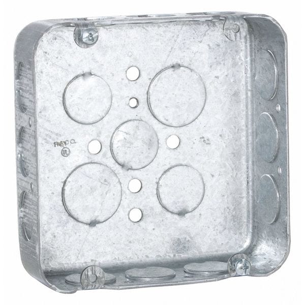Raco Electrical Box, 29.5 cu in, Wall Box Type, 2 Gangs, Steel - 245